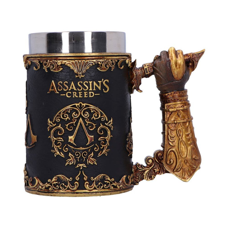 Assassins Creed Through the Ages Black and Gold Tankard