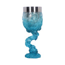 Soul Spirit Clear Blue Skull Goblet Water 19.3cm Drinking Cup 3