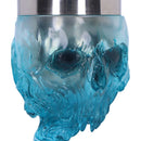 Soul Spirit Clear Blue Skull Goblet Water 19.3cm Drinking Cup 5