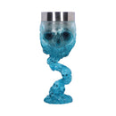 Soul Spirit Clear Blue Skull Goblet Water 19.3cm