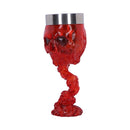 Soul Spirit Clear Red Skull Goblet Fire 19.3cm 2