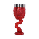 Soul Spirit Clear Red Skull Goblet Fire 19.3cm 3