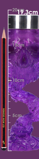 Soul Spirit Clear Purple Skull Goblet Magic 19.3cm Drinking Cup 8