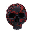 Age of Opium Poppy Skull 18.5cm Resin Statue 2