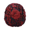 Age of Opium Poppy Skull 18.5cm Resin Statue 3