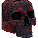 Age of Opium Poppy Skull 18.5cm Resin Statue 5