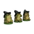 Three Wise Wizard Toad Figurines Toads 10.3cm 4