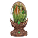 Elemental Dragonlings Earth Dragon in Clear Egg 12cm