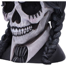 Dark Glare Gothic School Girl Skull 16cm Resin Statue 3