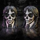 Dark Glare Gothic School Girl Skull 16cm Resin Statue 5