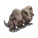 Three Wise See No Hear Speak Tyrannosaurus Rex Dinosaur Figurines 9.3cm 4