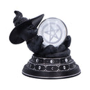 Cult Cuties Purrah Witch Cat Ornament Holding a Crystal Ball Purrahs Fortune 12.2cm