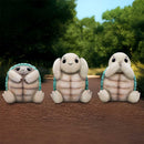 Three Wise Tortoises Figurines 8cm 7