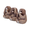 Three Wise Sloths Figurines by Nemesis Now 8cm 2