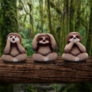 Three Wise Sloths Figurines by Nemesis Now 8cm 7