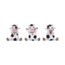 Three Wise Cows Figurines 9cm