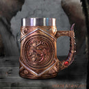 House of the Dragon Targaryen Crown and Dagger Tankard 16cm Drinking Mug 7
