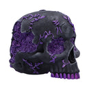 Rose Geode Skull 19cm Resin Statue 1