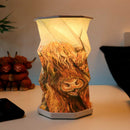 Highland Cow Foldable Lamp 21cm 7