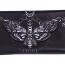 Deaths Head Moth Embossed Purse 18.5cm 5