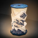 The Great Wave Off Kanagawa Foldable Lamp Rechargeable USB Powered 21cm 7