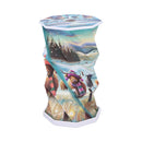 Winter Highland Cows Foldable Lamp 21cm 2