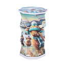 Winter Highland Cows Foldable Lamp 21cm 1
