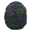 Aged Pentagram Skull 18.8cm 3