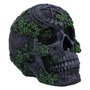 Aged Pentagram Skull 18.8cm 1