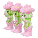 Three Wise Cacti 9.5cm Resin Figurine Set 2