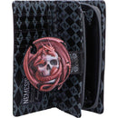 Skull Embrace Embossed Purse by Anne Stokes 18.5cm 6