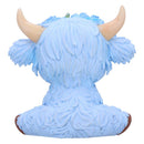Bluebell Blue Flower Cow Figurine 10.8cm 3