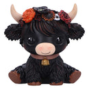 Moo Crew Dahlia Black Flower Cow 10.8cm 1