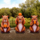 Three Wise Capybaras 10.5cm Resin Statues 7
