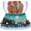Winter Highland Cow Snow Globe 13.7cm 5