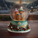 Winter Highland Cow Snow Globe 13.7cm 7