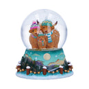 Winter Highland Cow Snow Globe 13.7cm 1