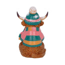 Winter Highland Cow Hot Cocoa Figurine 12.3cm 4