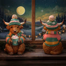 Winter Highland Cow Hot Cocoa Figurine 12.3cm 8