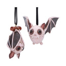 Sneak and Peak Halloween Hanging Ornaments Set of Two 6.7cm 1