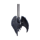 Lunar Wing Hanging Black Bat Ornament 7.2cm 3