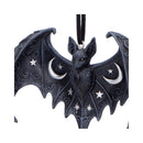 Lunar Wing Hanging Black Bat Ornament 7.2cm 4