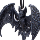Lunar Wing Hanging Black Bat Ornament 7.2cm 5