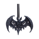 Lunar Wing Hanging Black Bat Ornament 7.2cm 1