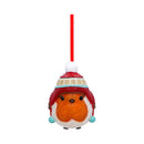 Robin Winter Bobble Hanging Ornament 7.3cm 1