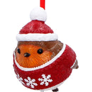 Robin Winter Warmth Hanging Ornament 7cm 5