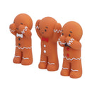 Three Wise Gingerbread Men Figurine set 9cm 2