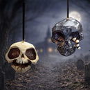 Grim and Grin Hanging Ornaments Set of 2 Skulls 5.2cm 6