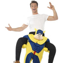 Bananaman Piggy Back Costume Adult Blue_1 sm-42933
