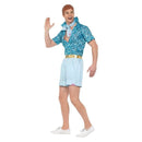 Barbie Safari Ken Mens Costume Blue 3 MAD Fancy Dress